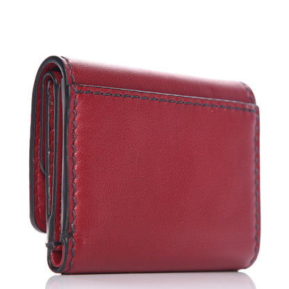 Christian Dior Calfskin Small Dfence Compact Wallet Scarlet 3 of 9