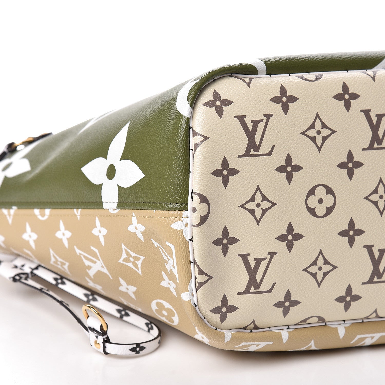 Louis Vuitton Monogram Giant Neverfull MM Kaki 10 of 12