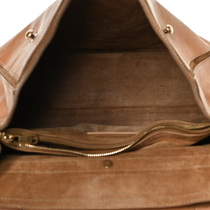 Saint Laurent Calfskin Suede Medium Muse Two Brown 11 of 20