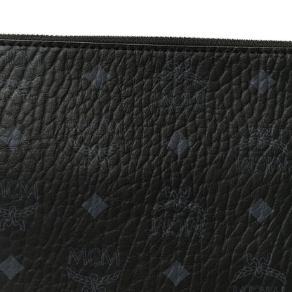 MCM Visetos Medium Crossbody Pouch Black 9 of 11
