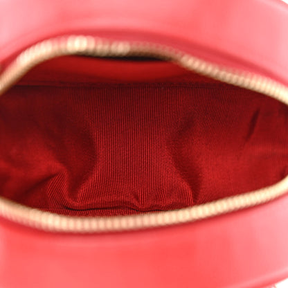 Chanel Caviar Quilted Round Clutch With Chain Red 5 of 12