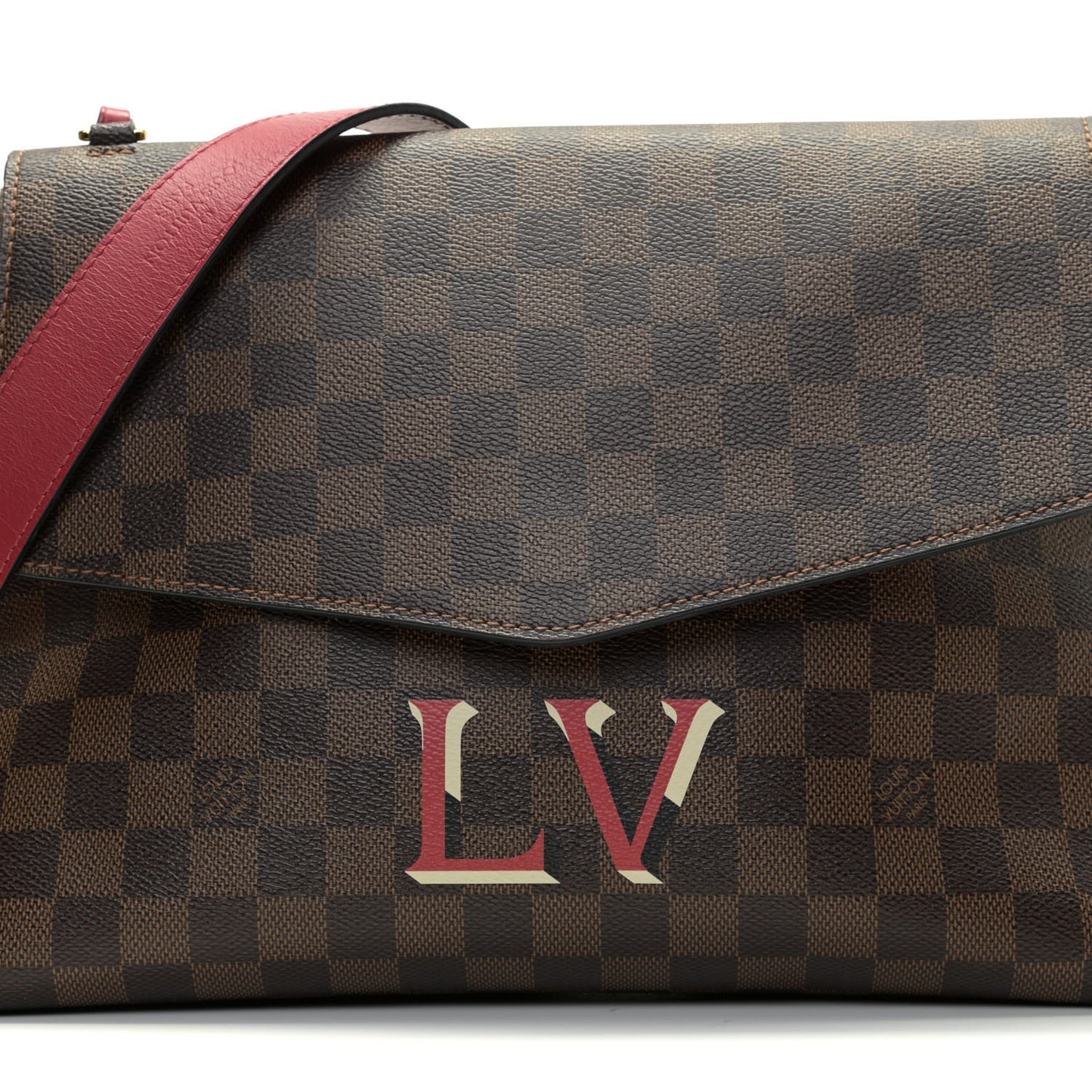 Damier Ebene Beaubourg MM Scarlet