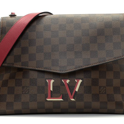 Louis Vuitton Damier Ebene Beaubourg MM Scarlet 9 of 16