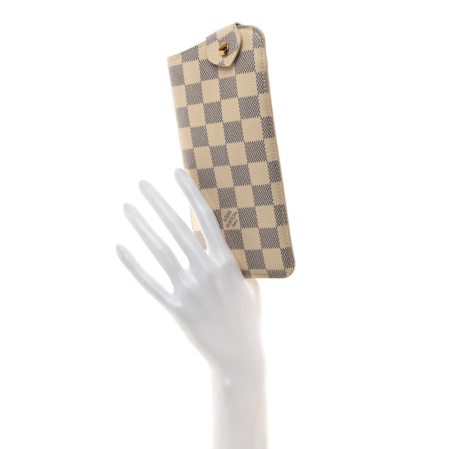 Louis Vuitton Damier Azur Sunglasses Case MM 2 of 7