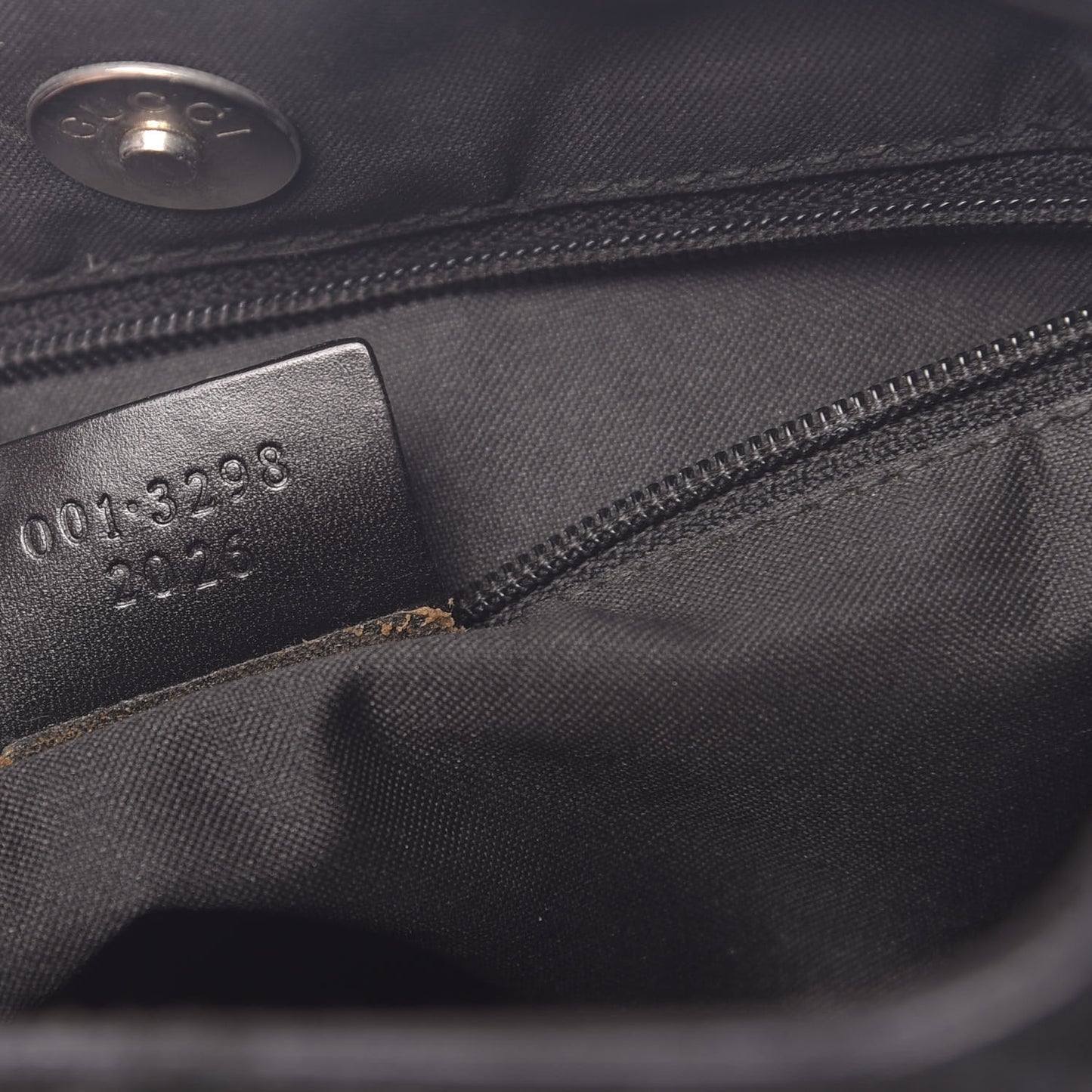 Suede Monogram Hobo Black