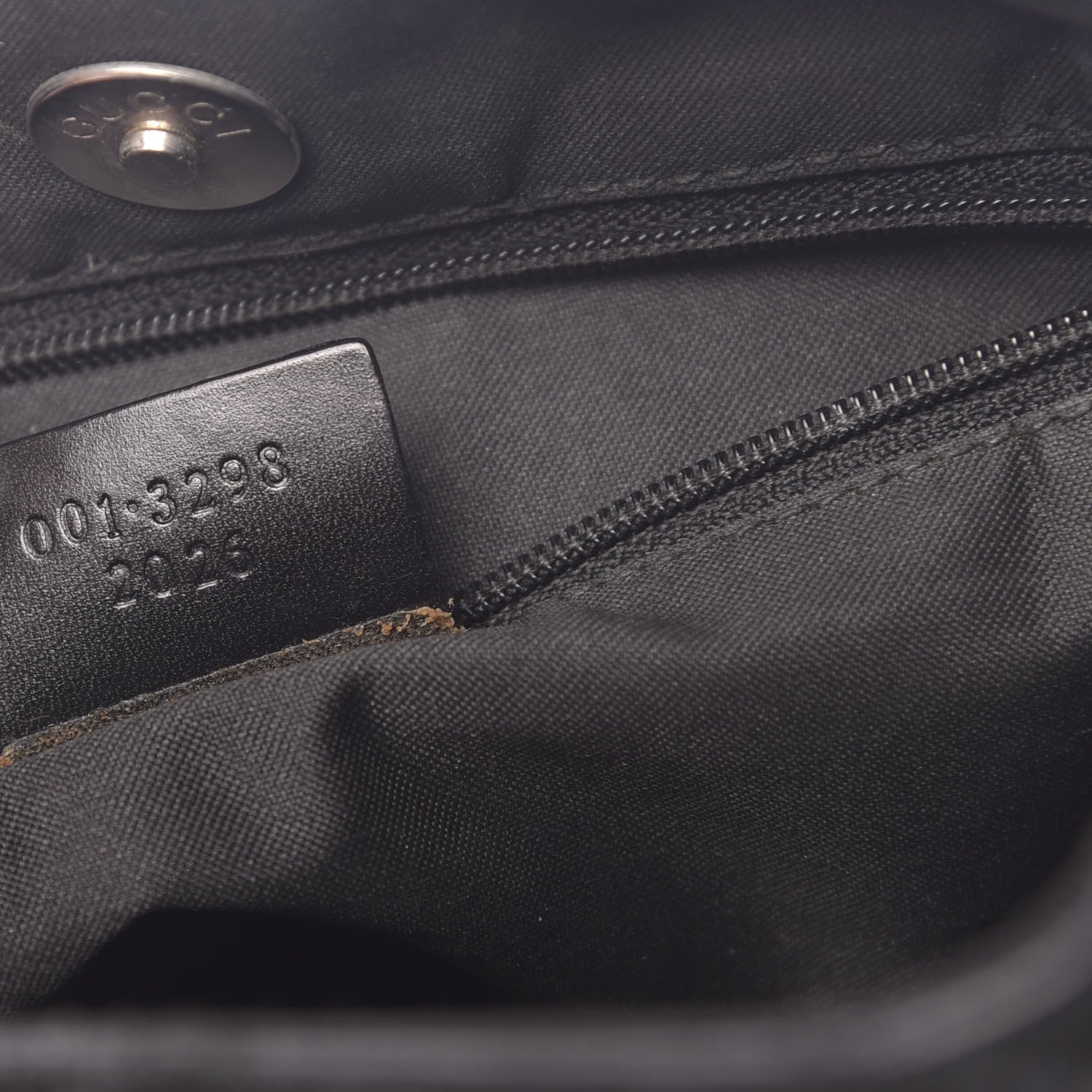 Gucci Suede Monogram Hobo Black 7 of 13