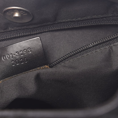 Gucci Suede Monogram Hobo Black 7 of 13