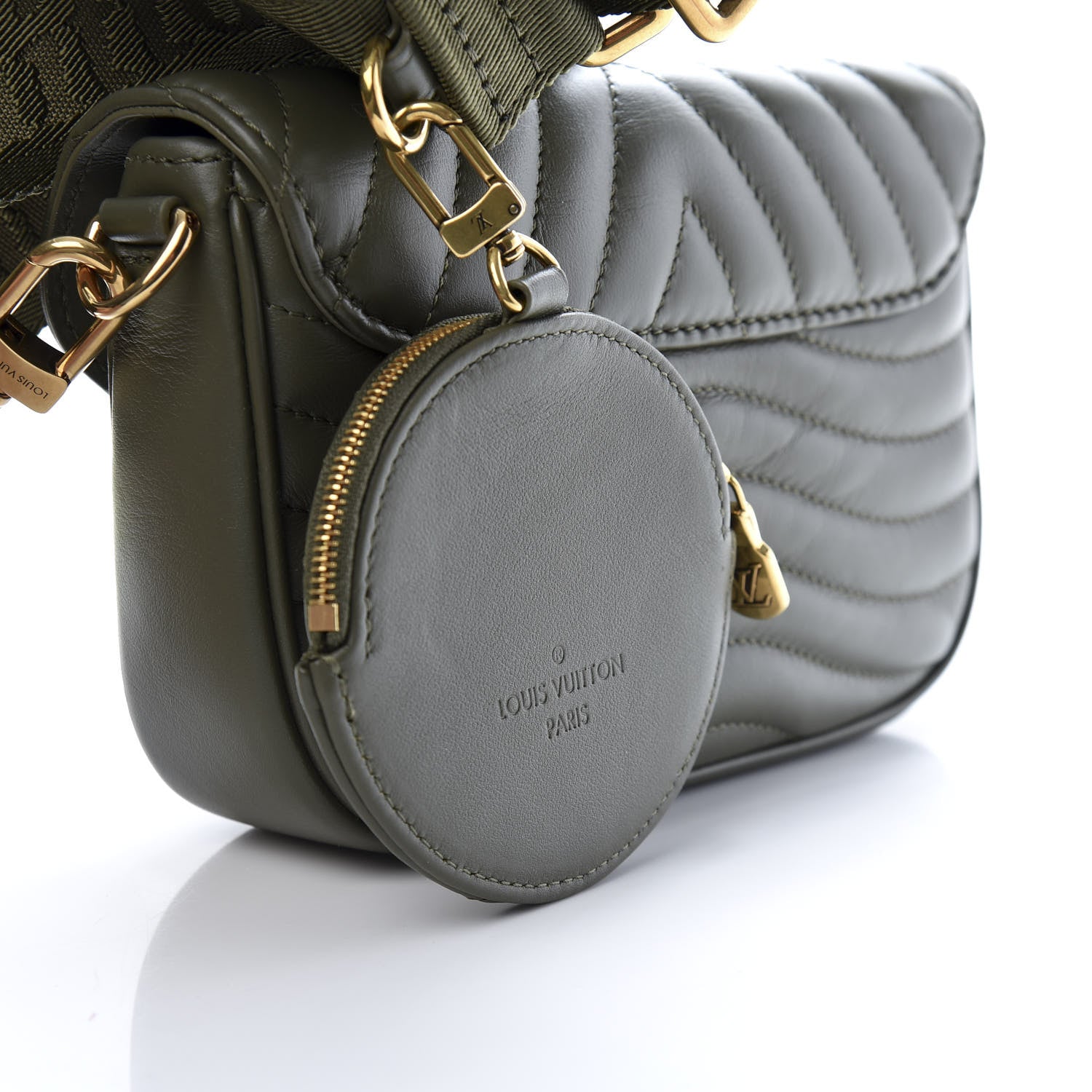 Louis Vuitton Calfskin New Wave Multi Pochette Kaki 9 of 10