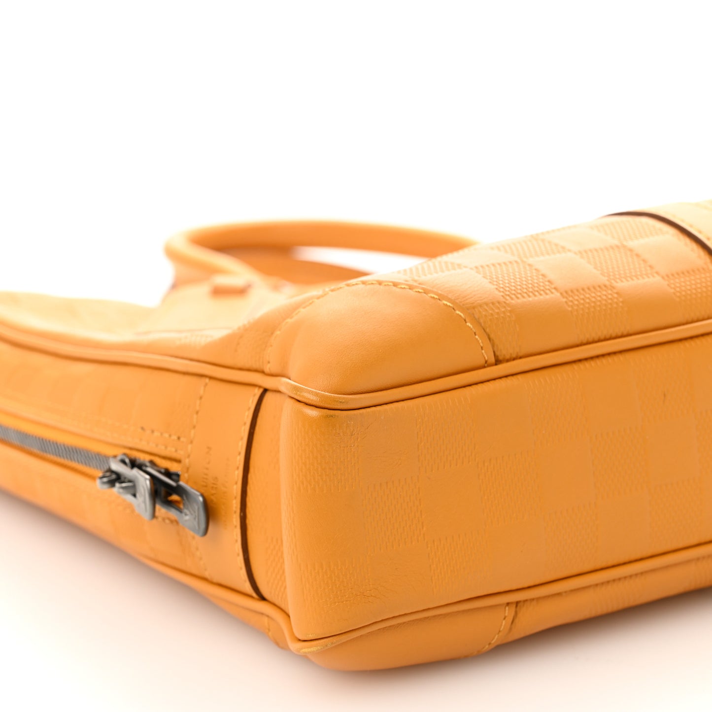 Damier Infini Porte-Documents Voyage Jaune