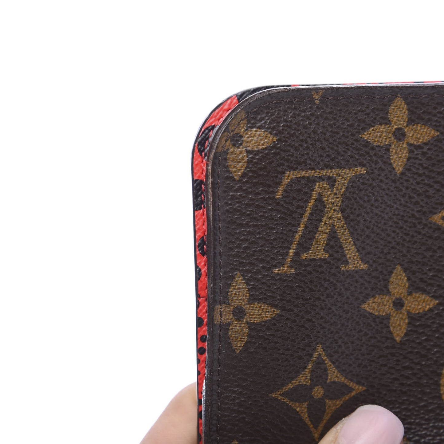 Monogram Kusama Waves Insolite Wallet Red
