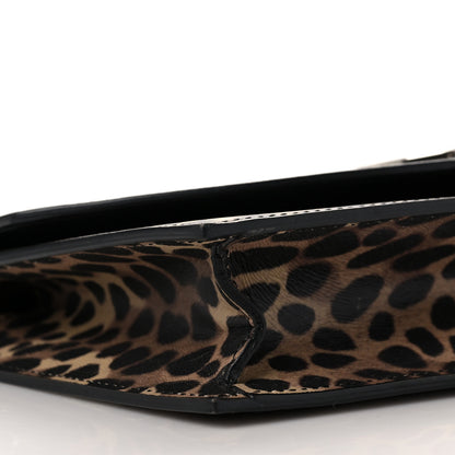 Christian Louboutin Metallic Calfskin Leopard Print Loubi54 Crossbody Clutch Gold 7 of 8