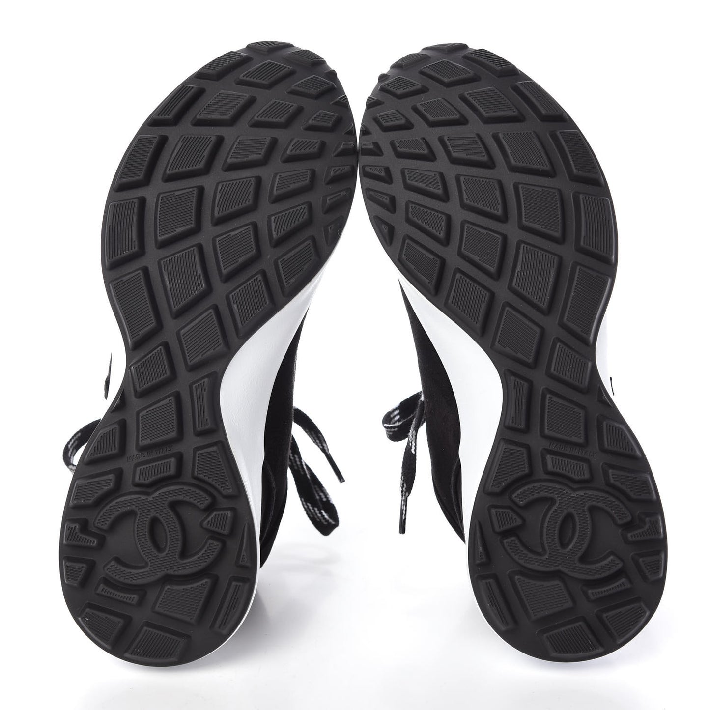 Suede Goatskin CC Sneakers 36.5 Black