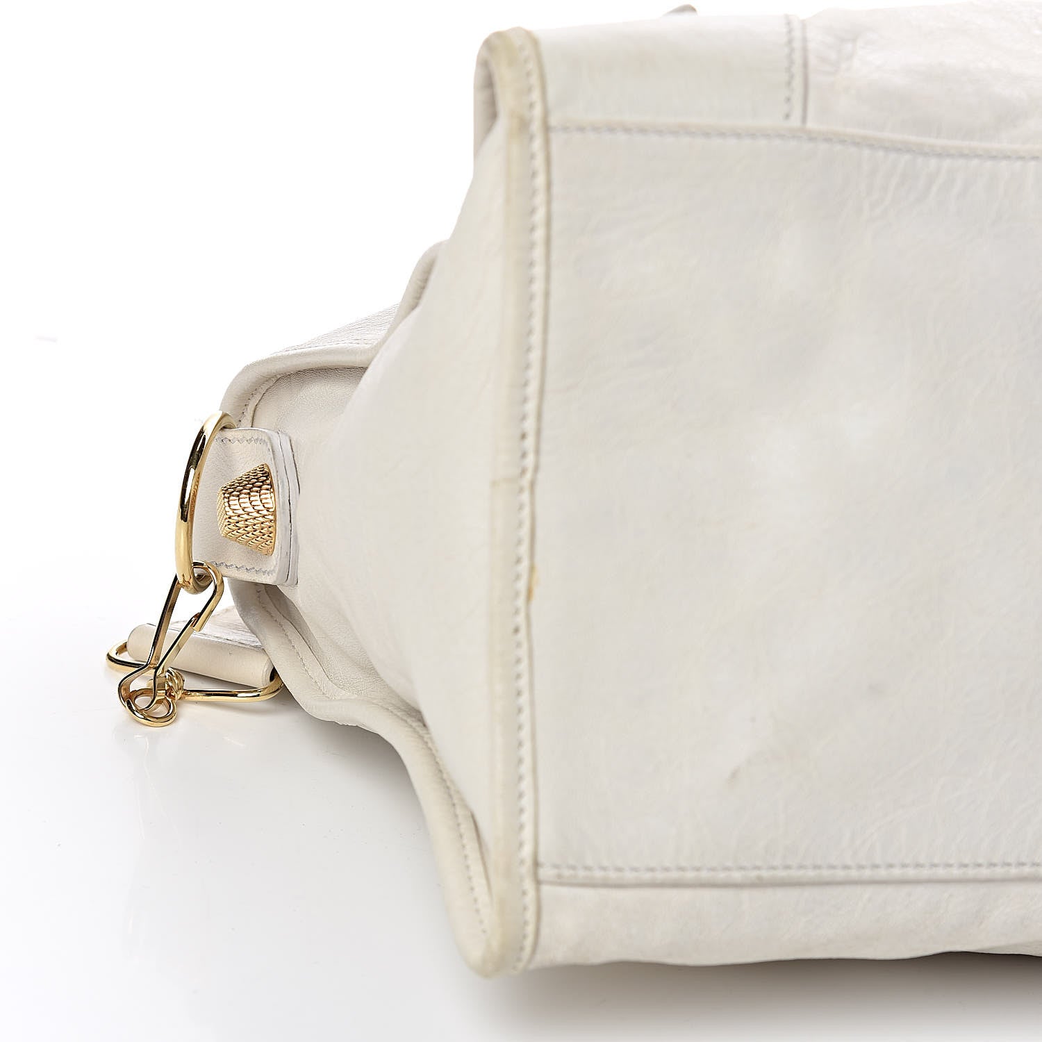 Balenciaga Agneau Giant 21 Gold Hardware Part Time White Light 5 of 23
