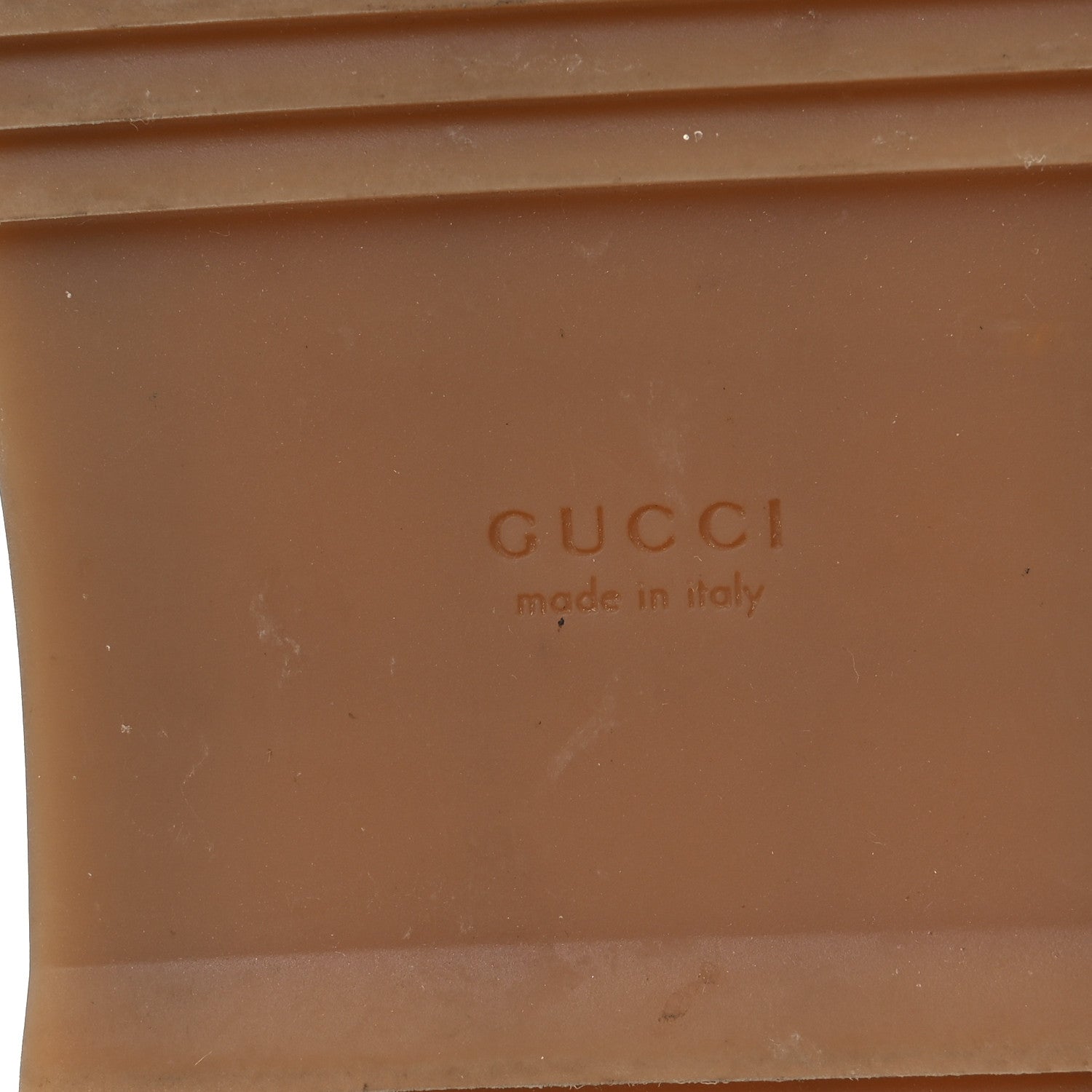 Gucci Monogram Maxi GG Angelina Platform 55mm Slide Sandals 37 Camel Ebony 8 of 12
