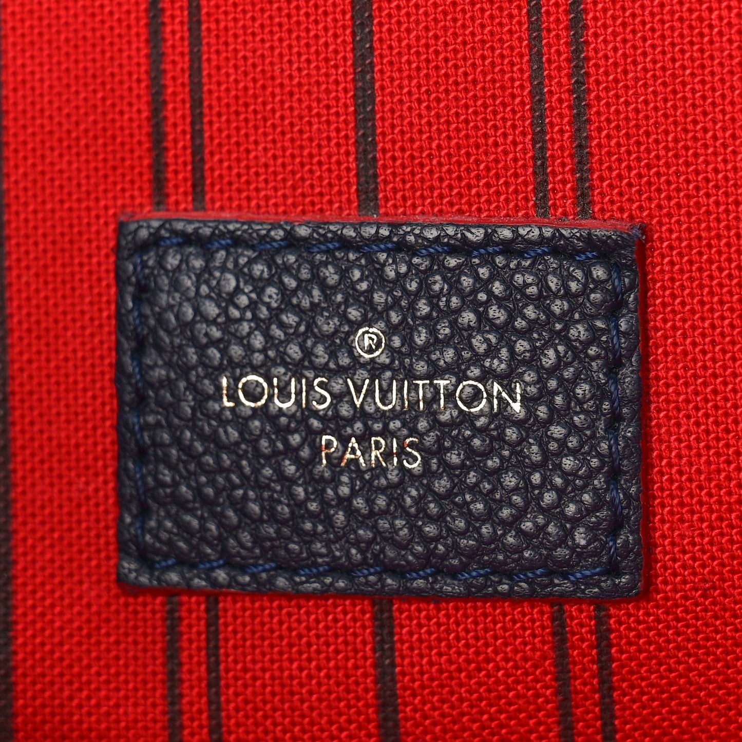 Empreinte Pochette Metis Marine Rouge