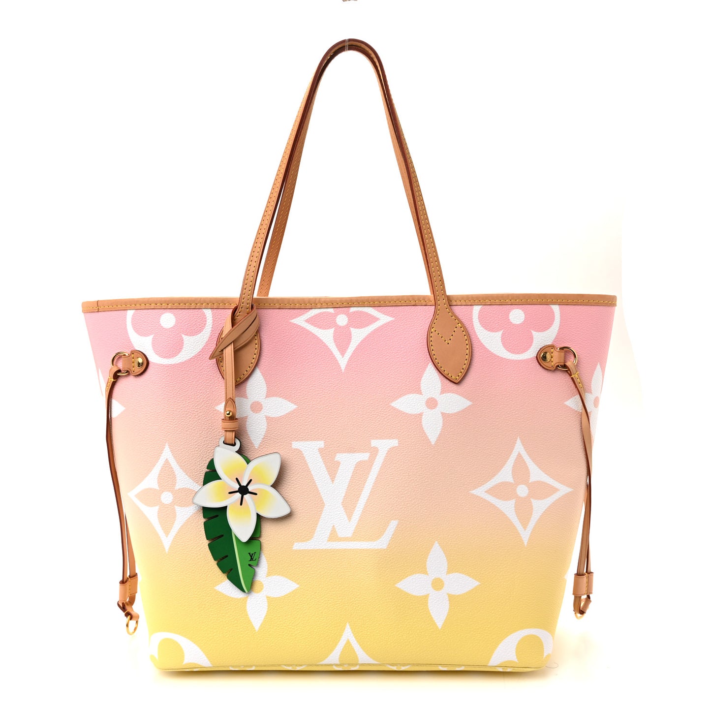 Monogram Giant By The Pool Neverfull MM Light Pink