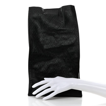 Saint Laurent Calfskin Monogram Deli Paper Bag Vintage Black 2 of 7