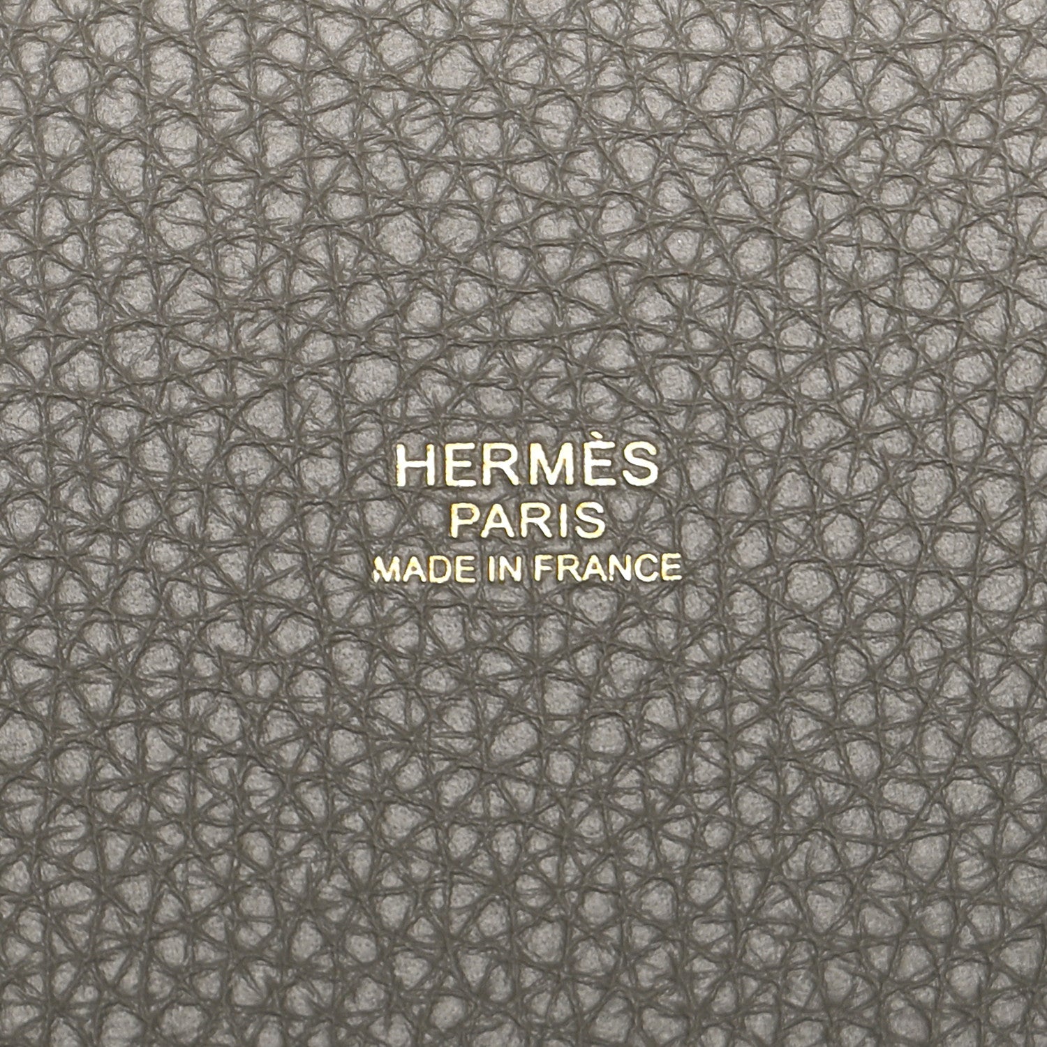Hermes Taurillon Clemence Picotin Lock 22 MM Gris Meyer 6 of 11