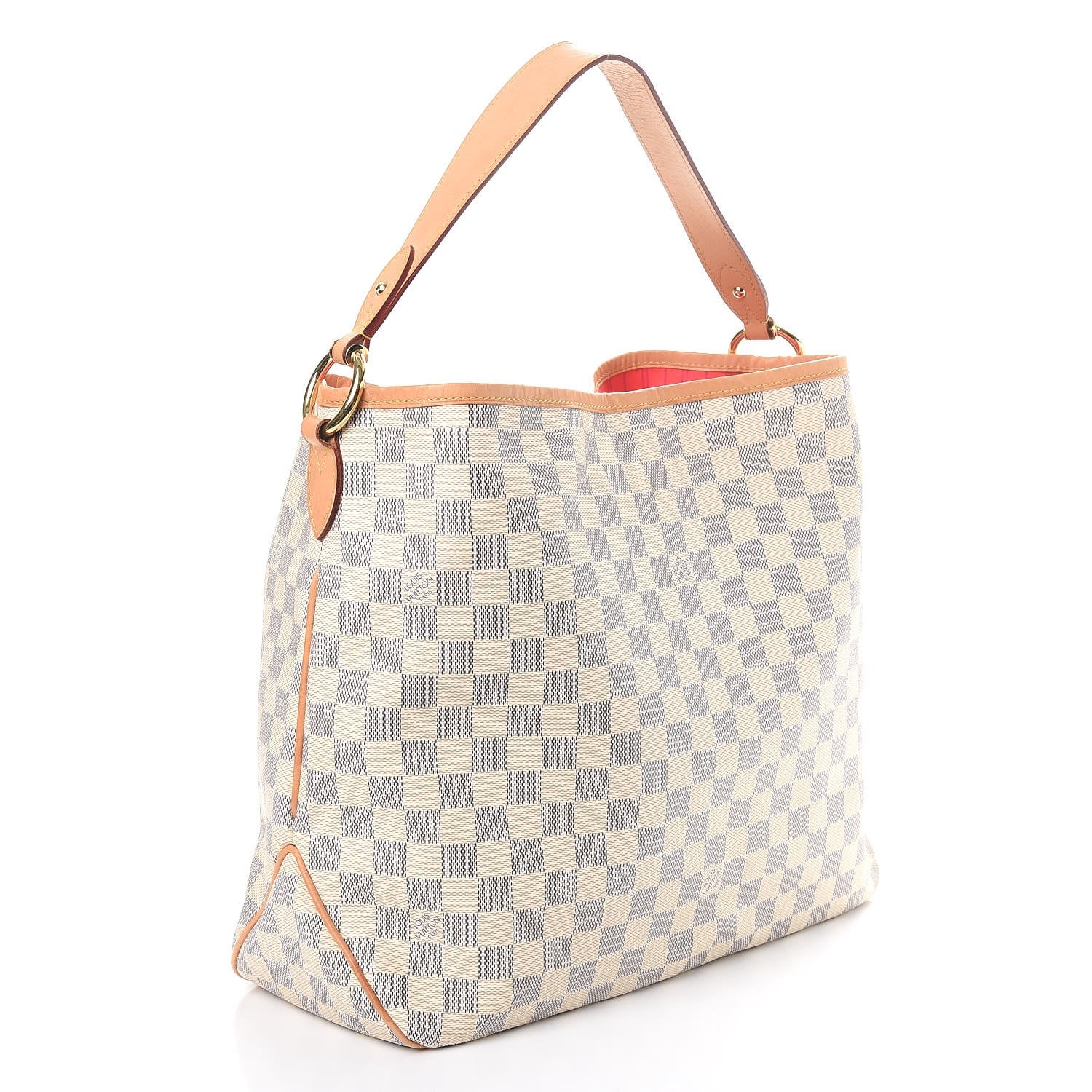 Louis Vuitton Damier Azur Delightful MM Pink 3 of 11