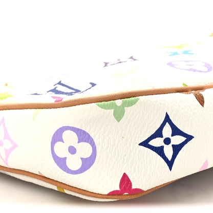 Louis Vuitton Monogram Multicolor Pochette Accessories White 9 of 10