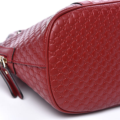 Gucci Microguccissima Medium Dome Bag Red 9 of 11