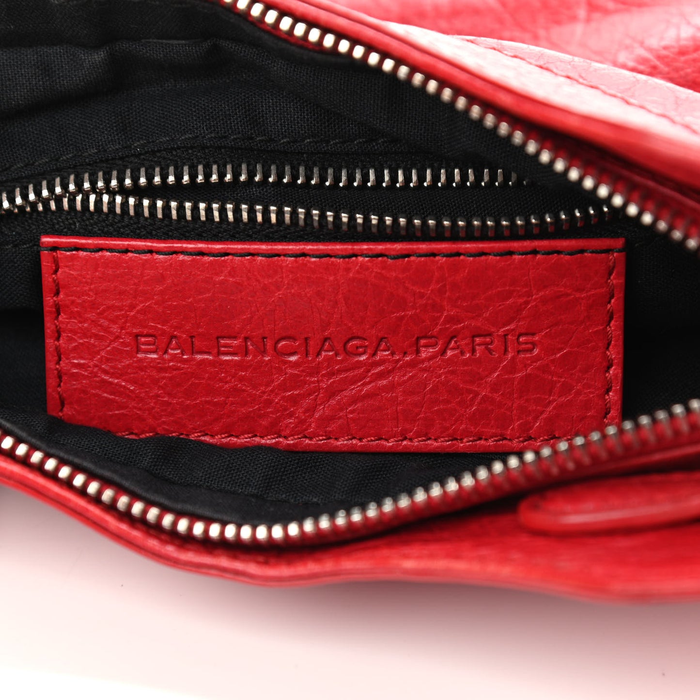 Agneau Giant 12 Silver Hardware Hip Rouge Cardinal