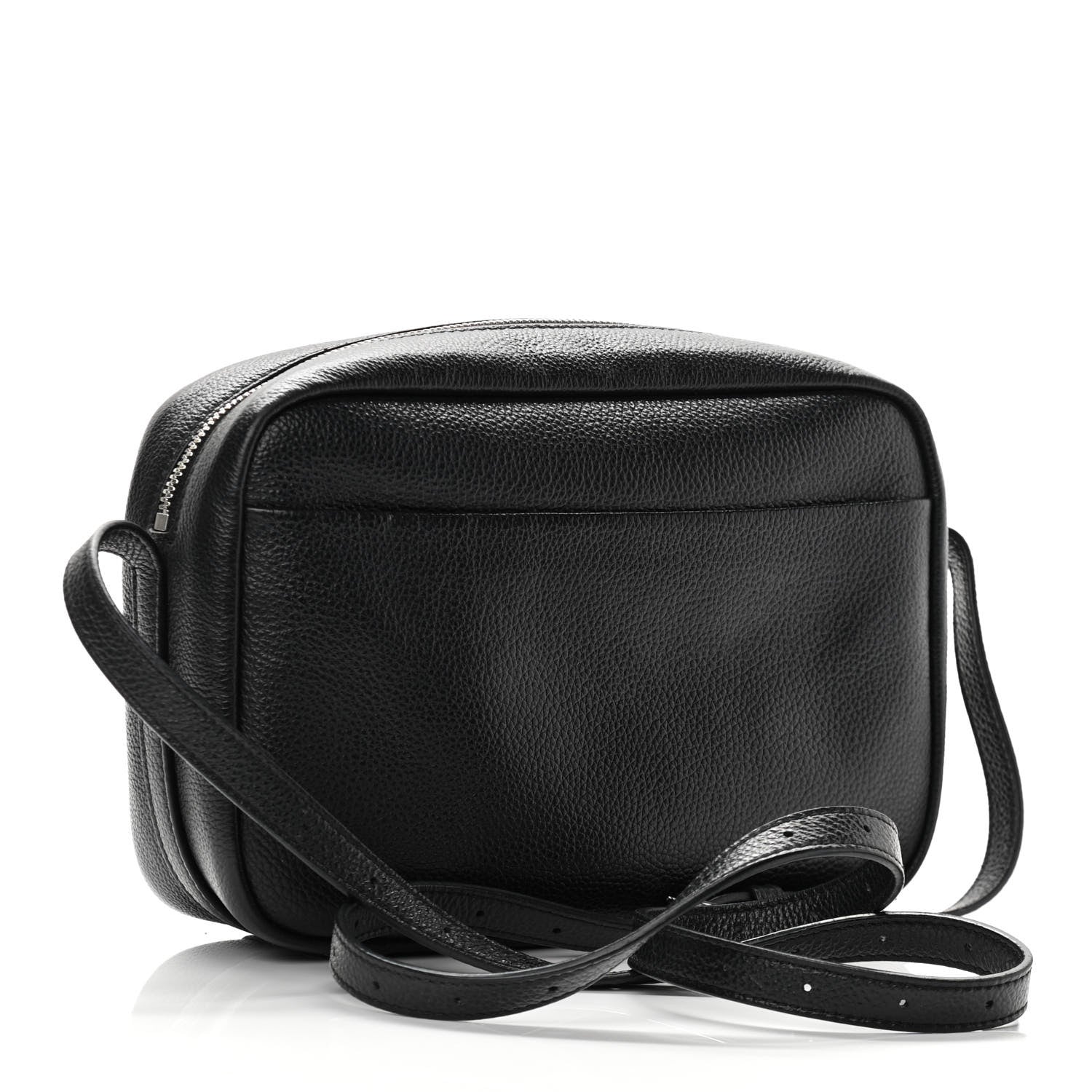 Balenciaga Calfskin Logo M Everyday Camera Bag Black 2 of 10