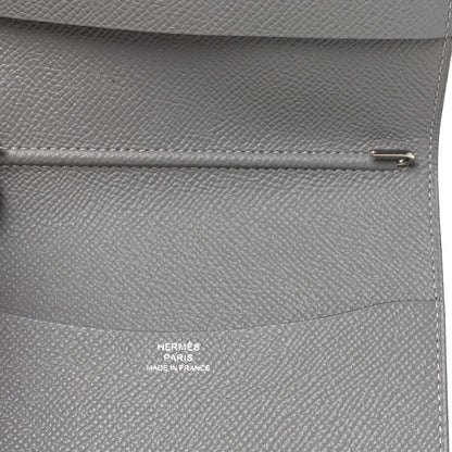 Hermes Epsom Tri-Color Vision II Agenda Cover Gris Mouette Rose Jaipur Rouge Casaque 5 of 7