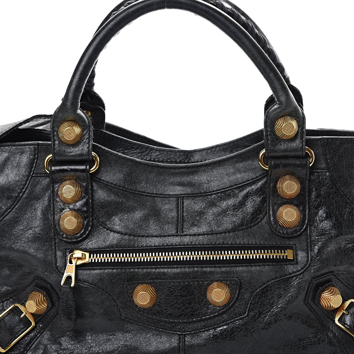 Agneau Giant 21 Gold Hardware Part Time Black