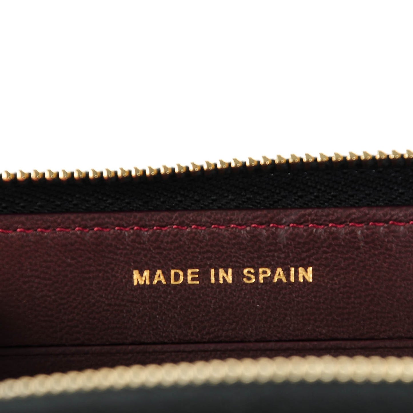 Lambskin Quilted Small Trendy CC Zip Around Wallet Black