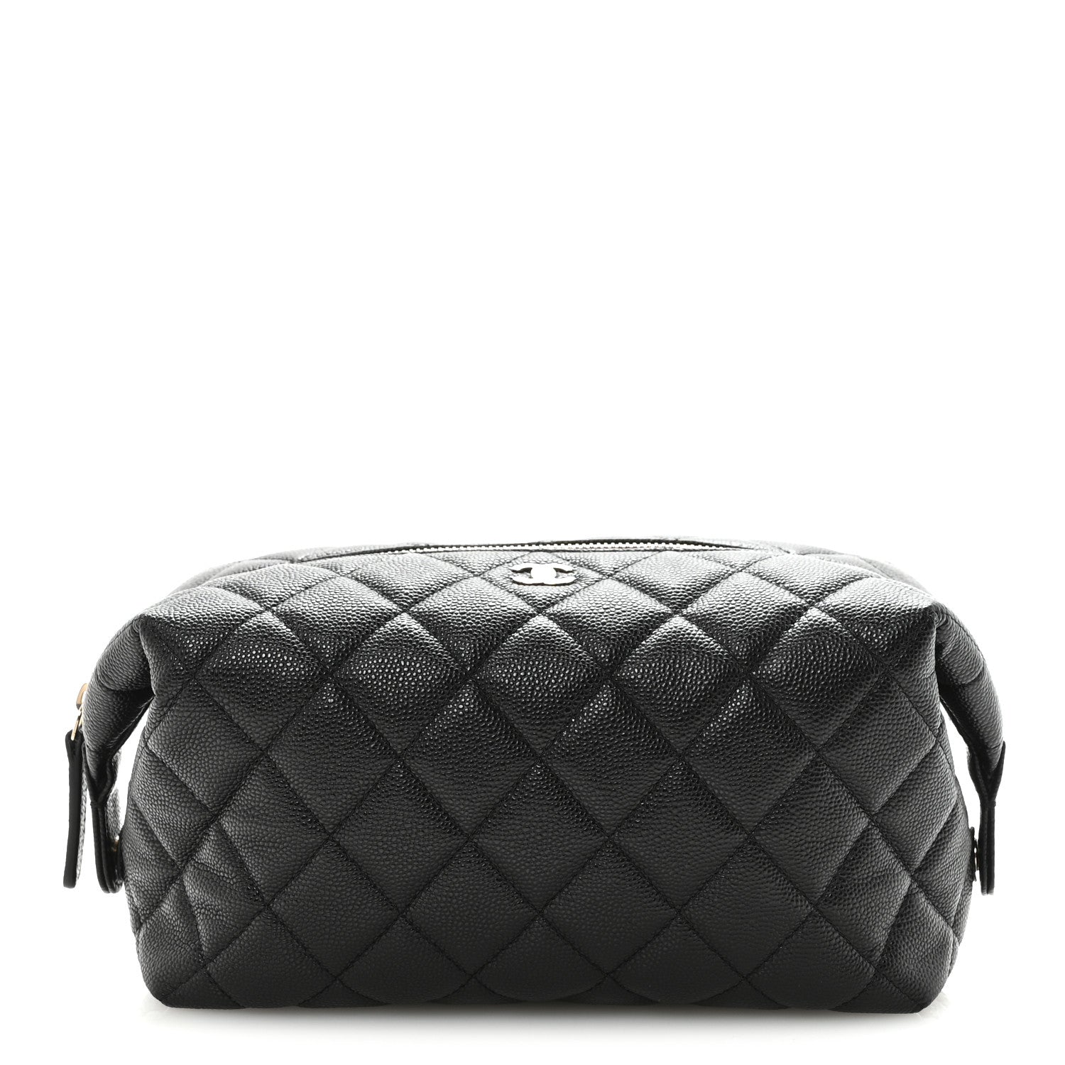 Chanel Caviar Quilted Cosmetic Case Black 1 of 8
