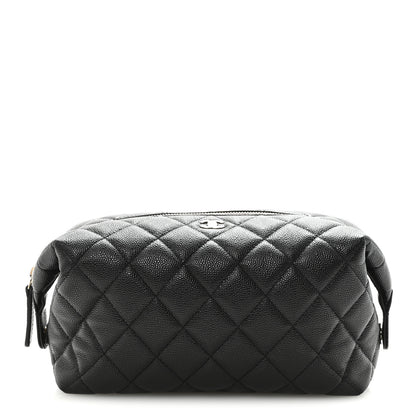Chanel Caviar Quilted Cosmetic Case Black 1 of 8