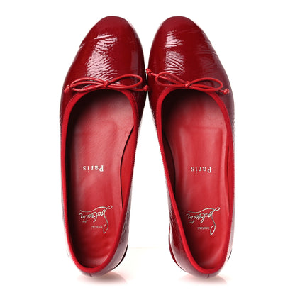 Christian Louboutin Patent Sweetie Jane Ballerina Flats 37 Loubi 2 of 9