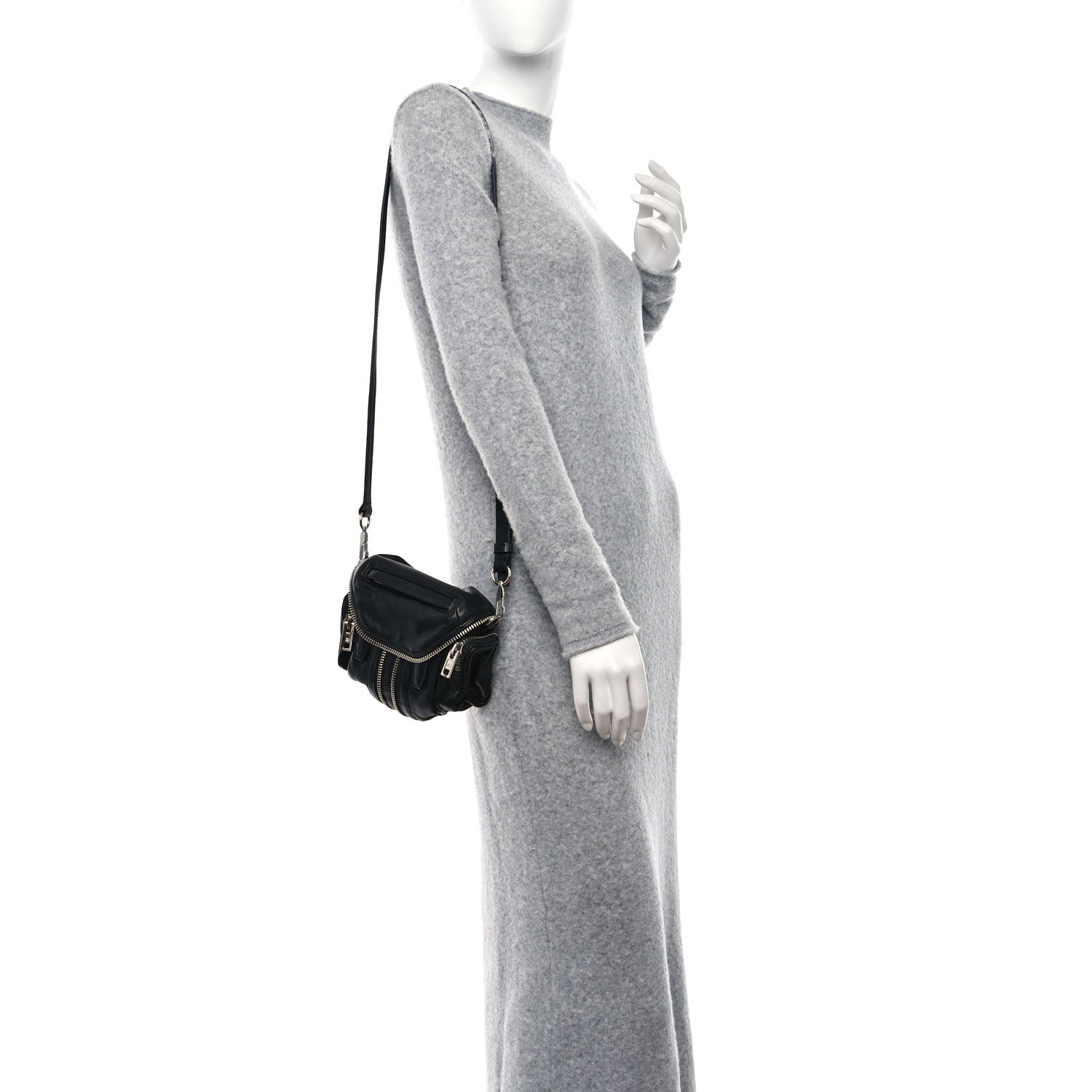 Alexander Wang Lambskin Micro Marti Crossbody Black 2 of 8