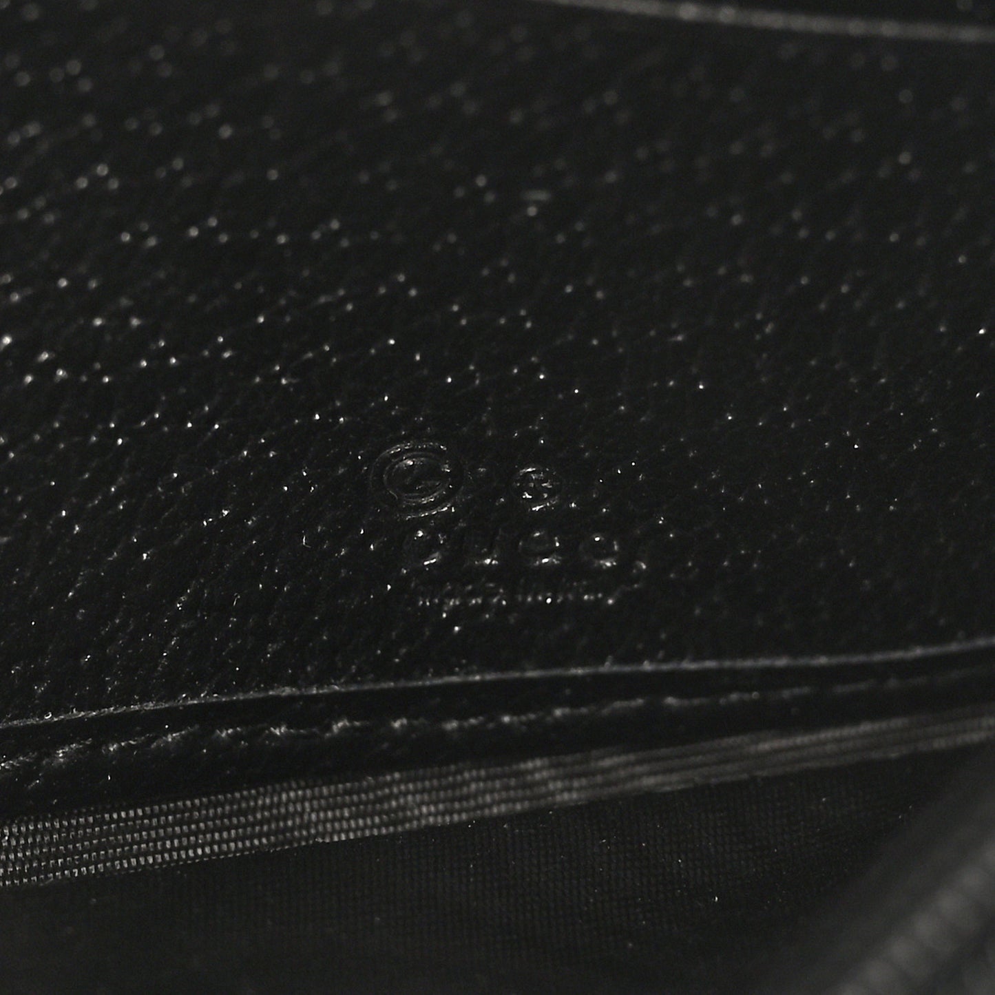 Calfskin Web Ophidia Continental Wallet Black