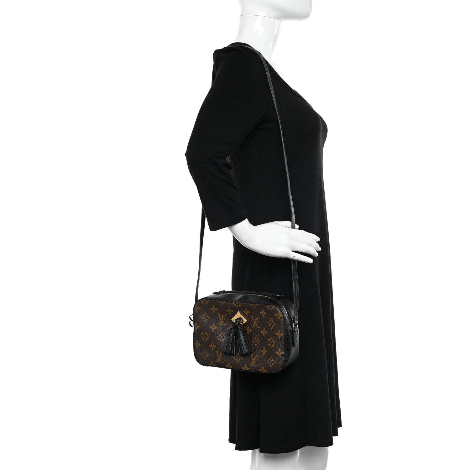 Louis Vuitton Monogram Saintonge Black 2 of 11