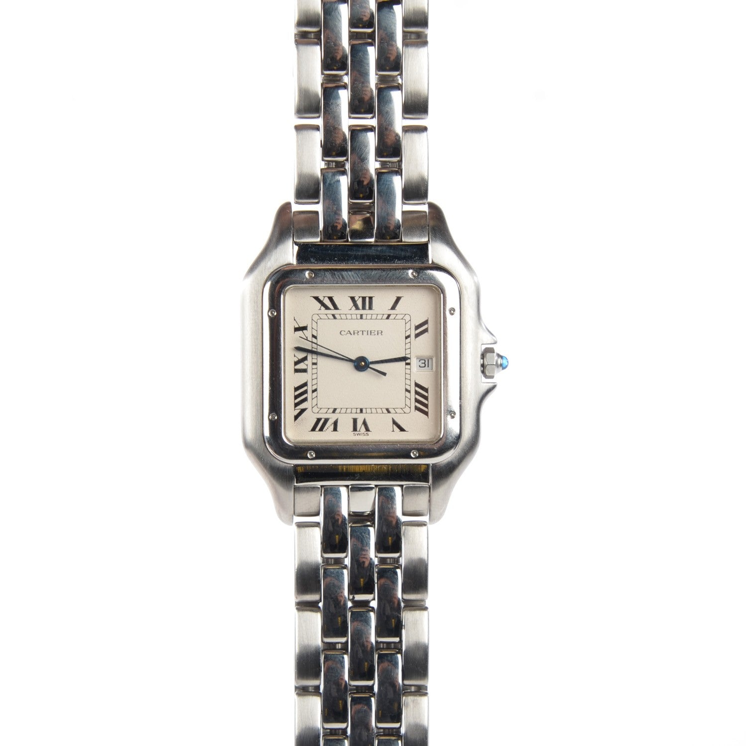 Cartier Stainless Steel 29mm Panthere Quartz Watch 1 of 8