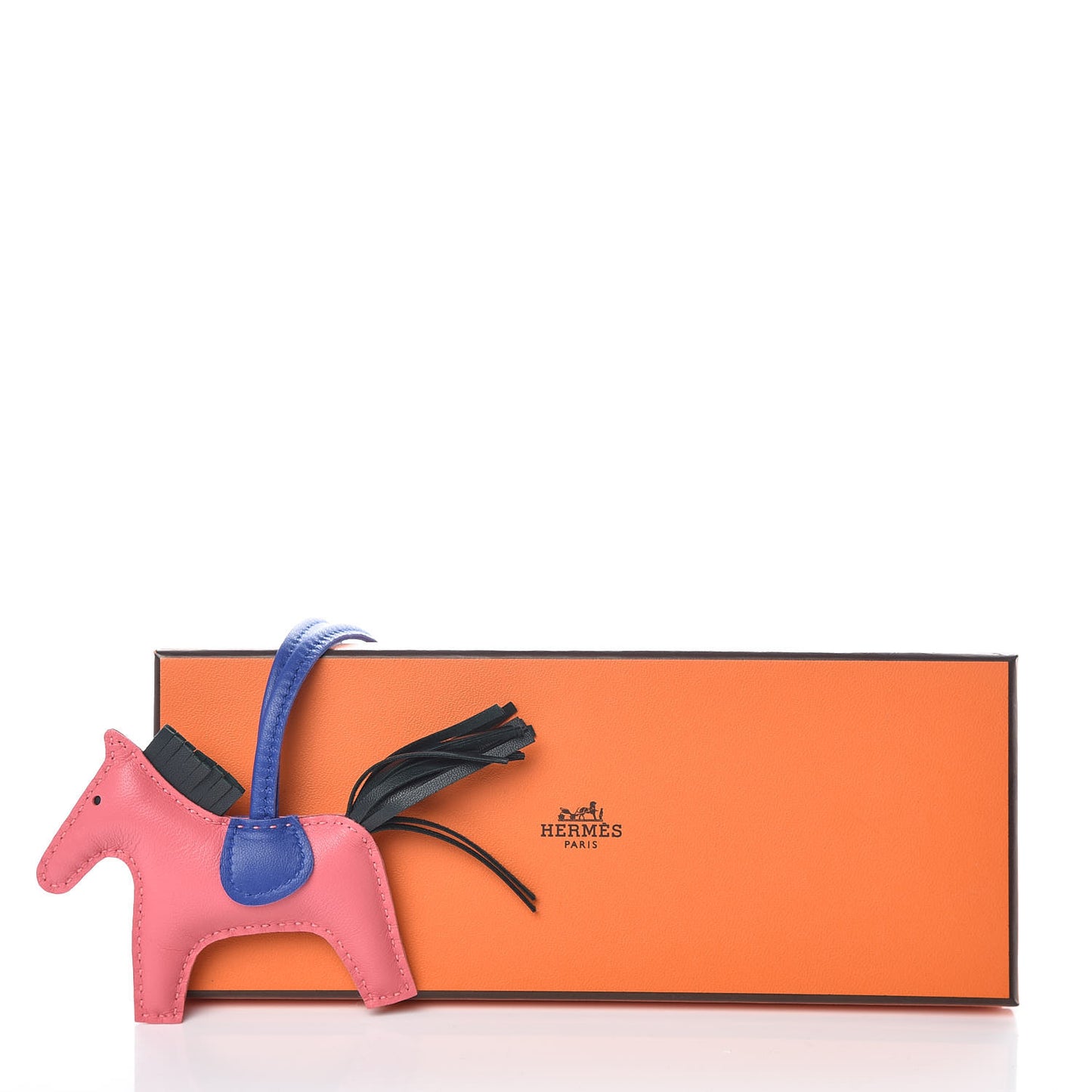 Milo Lambskin Grigri Rodeo Horse Bag Charm PM Rose Azalee Vert Cypress Bleu Electrique