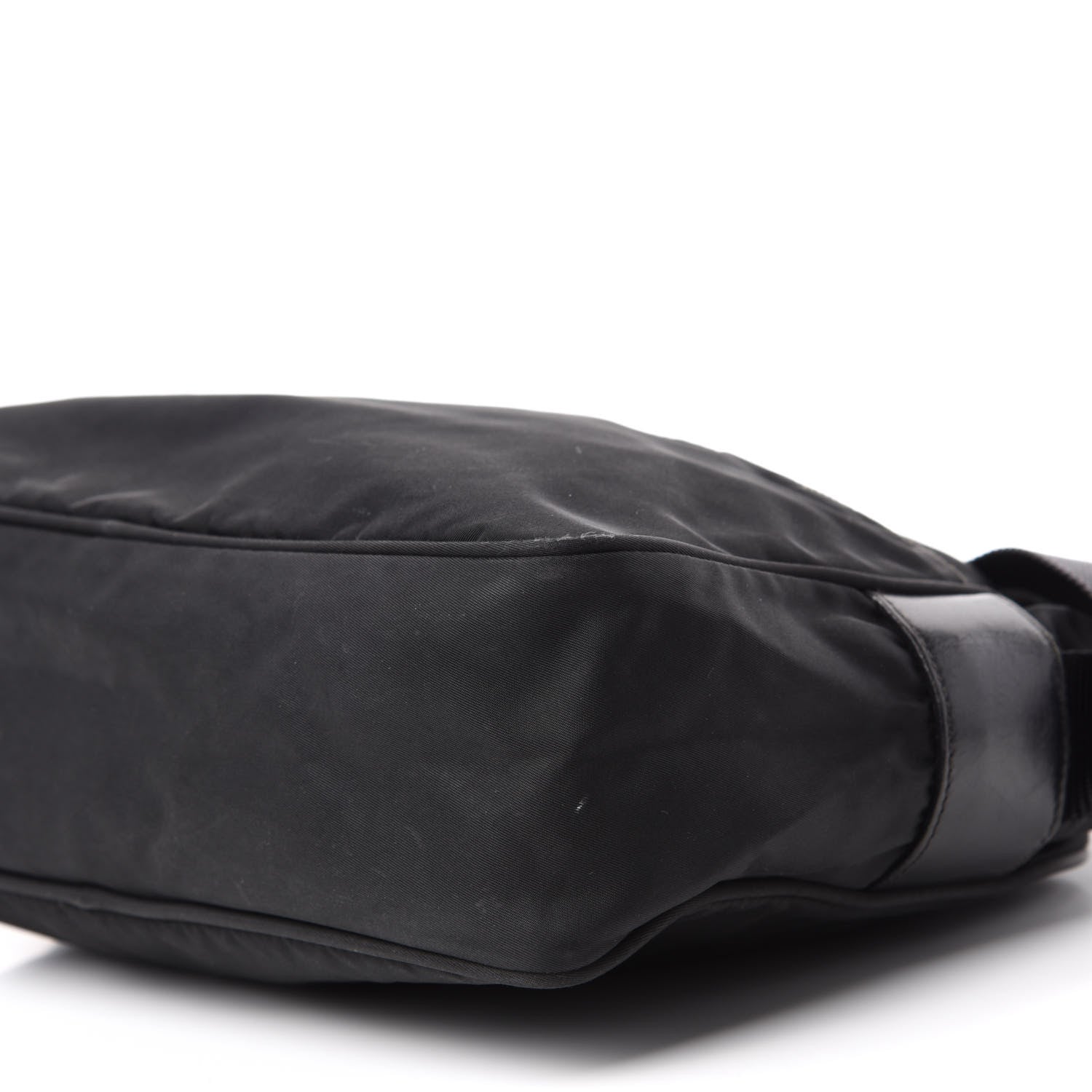 Prada Nylon Tessuto Messenger Bag Black 7 of 11