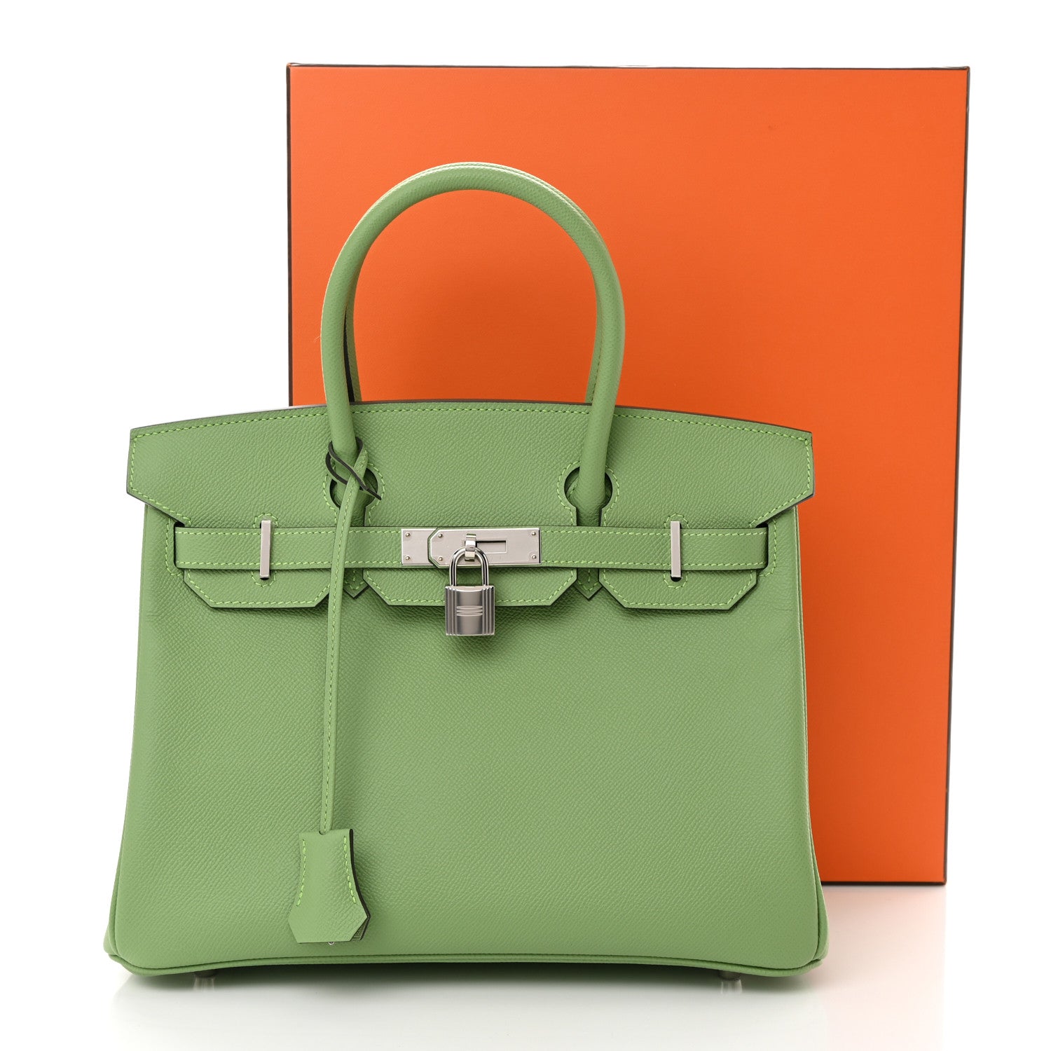 Hermes Epsom Birkin 30 Vert Criquet 14 of 14