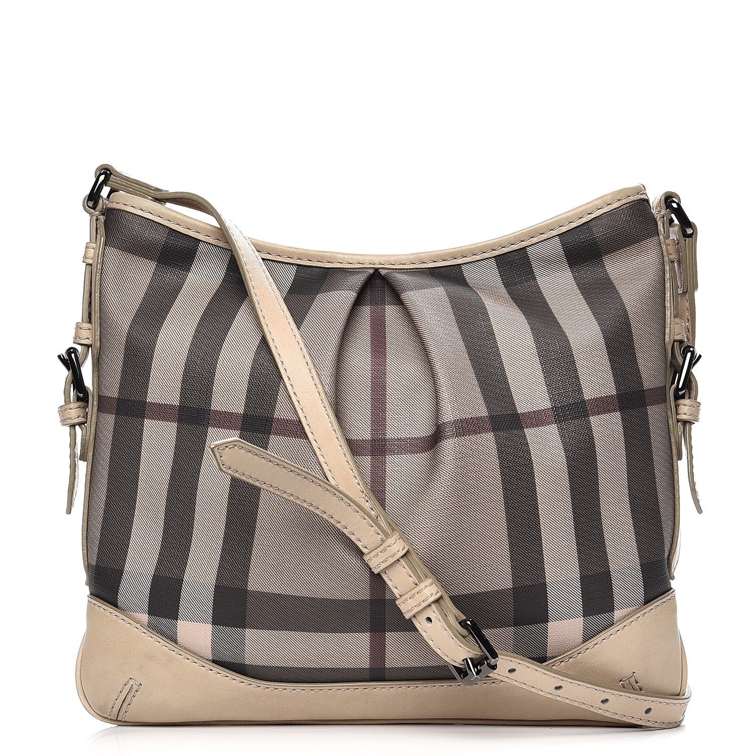 Burberry Smoked Check Extra Small Hartham Shoulder Bag Trench 1 of 10