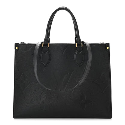 Louis Vuitton Empreinte Monogram Giant OnTheGo MM Black 1 of 10