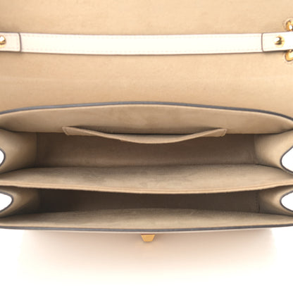 Fendi Vitello Baltico Scalloped Studded Kan I Shoulder Bag Camelia 5 of 19