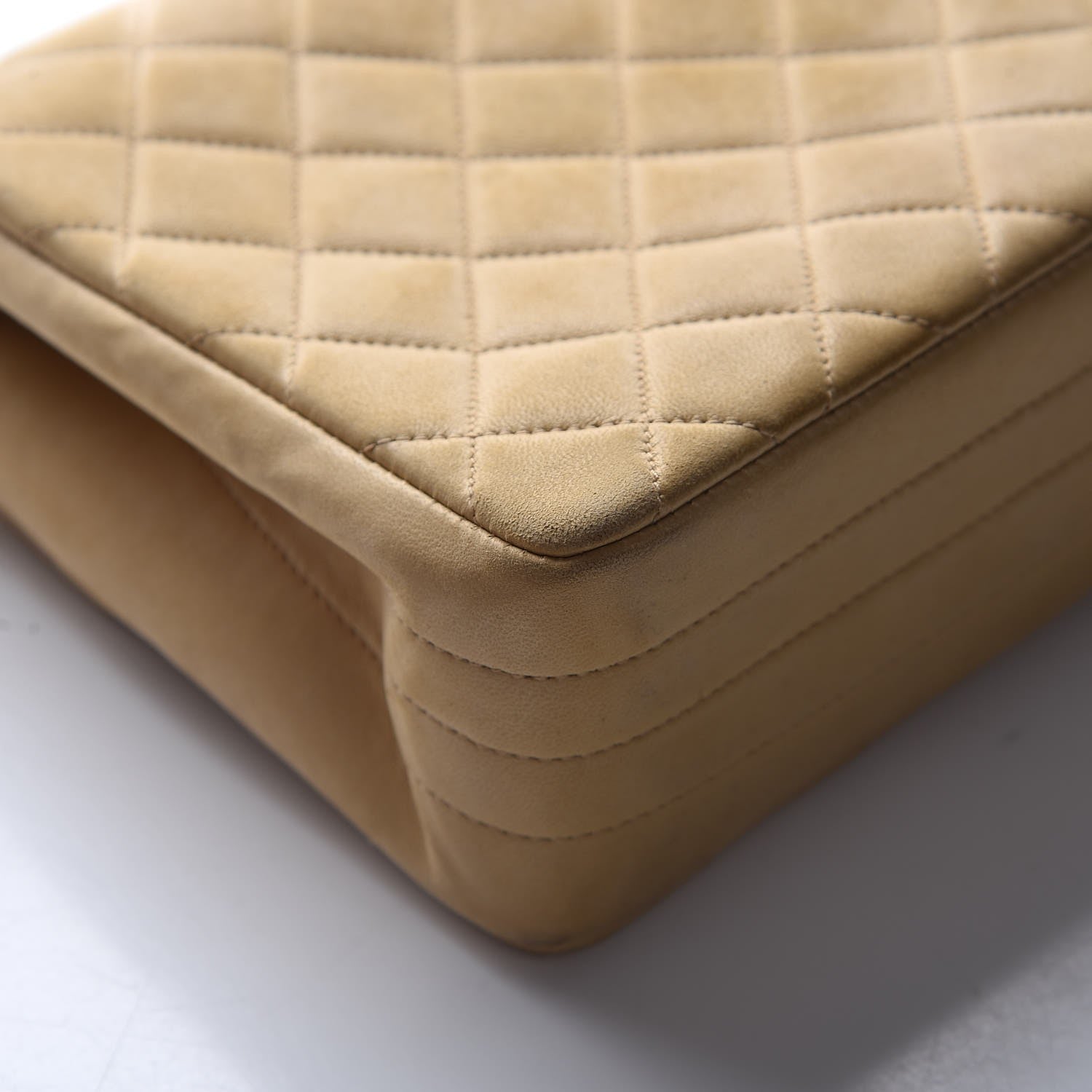 Chanel Lambskin Quilted Small Single Flap Beige 15 of 16