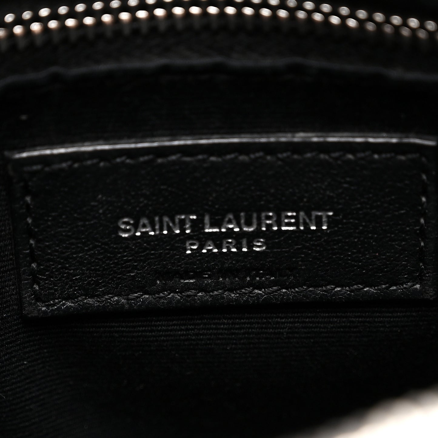 Calfskin Y Quilted Monogram Medium Loulou Chain Satchel Black