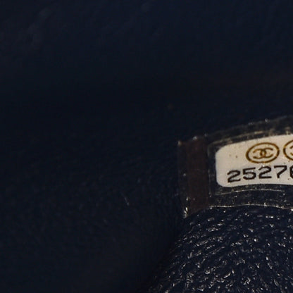 Chanel Caviar Quilted Filigree Backpack Navy 7 of 9