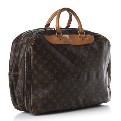 Louis Vuitton Monogram Alize 2 Compartment Luggage Travel Bag 2 of 9