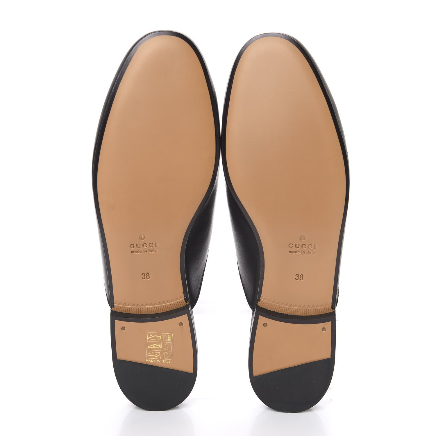 Gucci Calfskin Flower Embroidered Womens Princetown Slippers 38 Black 5 of 9