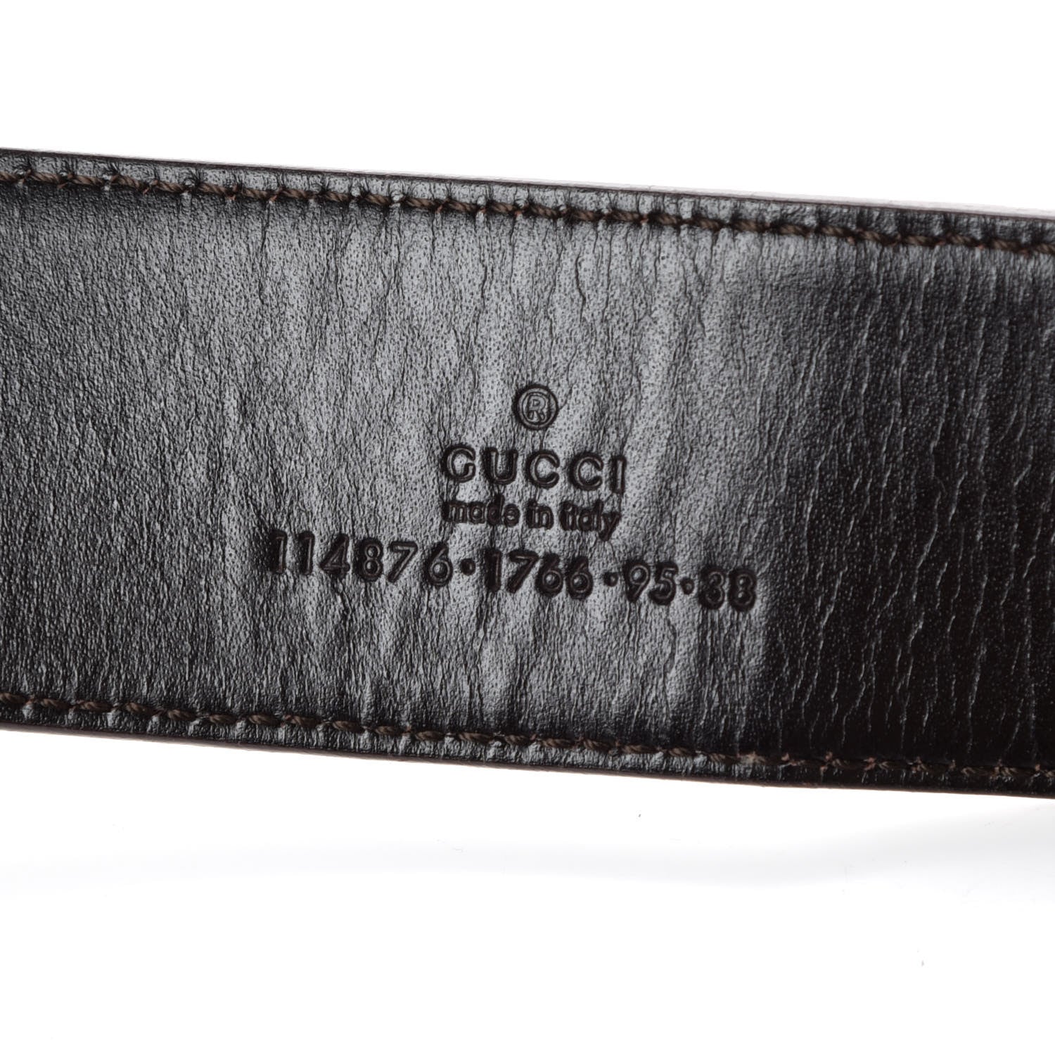 Gucci Monogram Interlocking G Belt 95 38 Off White 8 of 8
