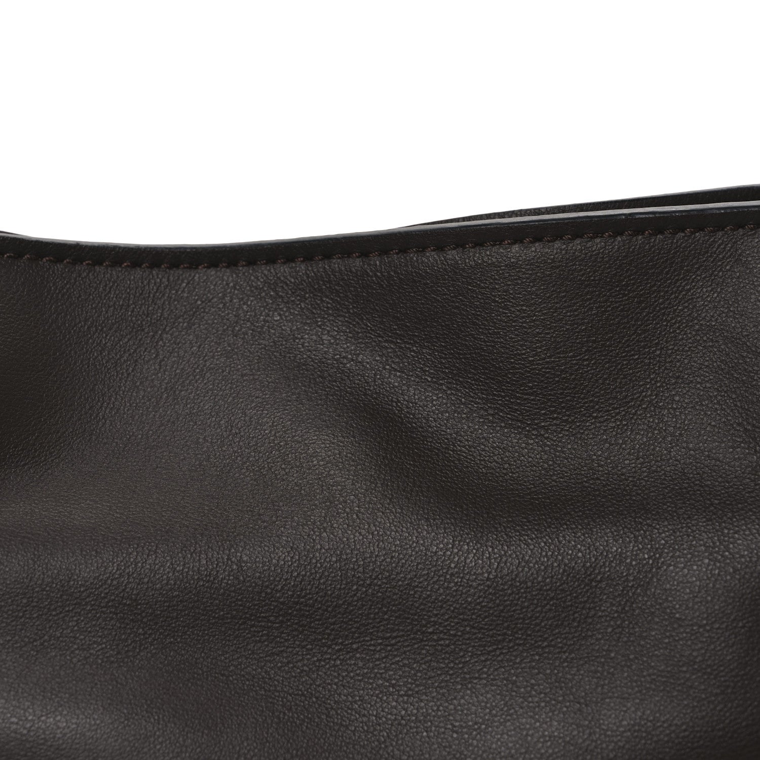 Loewe Calfskin Mini Flamenco Knot Clutch Chocolate 7 of 9